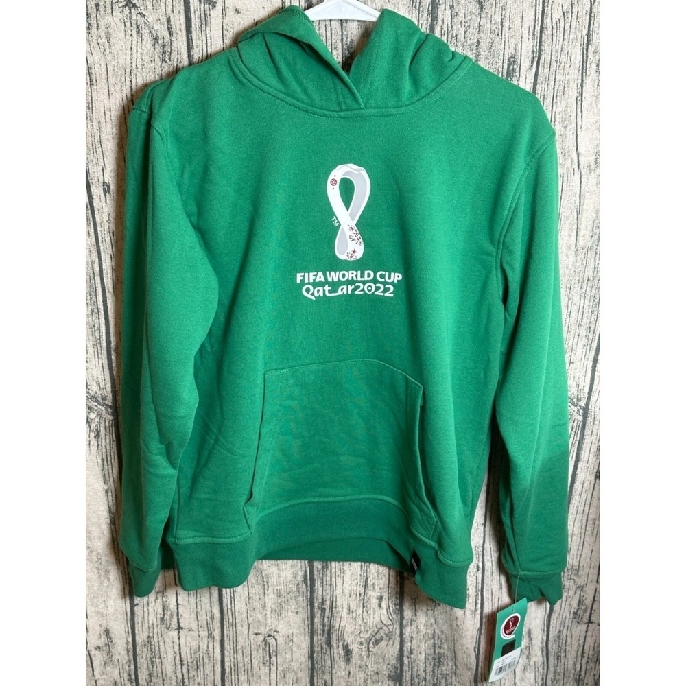Mexico FIFA World Cup 2022 Qatar Core Fleece Hoodie Sweatshirt Women's Size M
